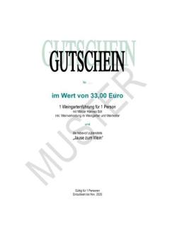 Gutschein im Wert von 100 Euro